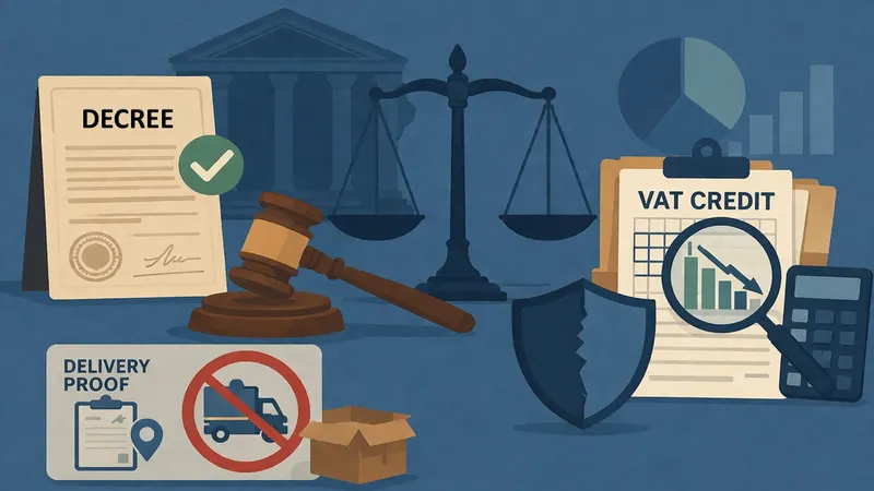 HC Upholds Recovery Decree Despite No Delivery Proof; VAT Credit Claim Weakens Defence