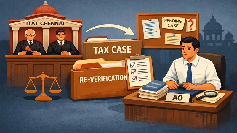 ITAT Chennai Sends Case Back for Re-verification as AO Not Given Opportunity