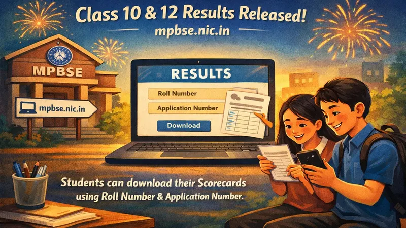 MPBSE Announces MP Board Results 2026 for Classes 10 and 12 at mpbse.nic.in; Know Steps to Check