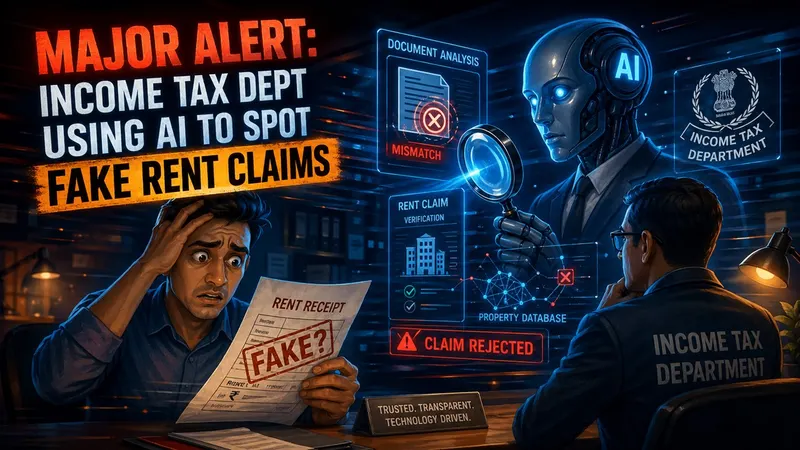 HRA Alert: Income Tax Dept Using AI to Spot Fake Rent Claims