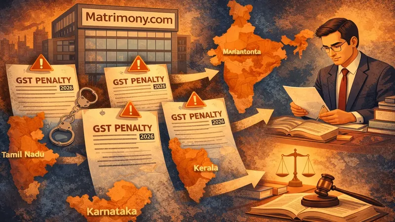 Matrimony.com Faces GST Penalty Orders Across Four States; Files Legal Appeal