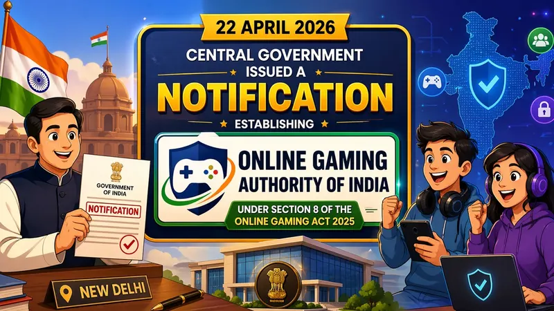 Govt Constitutes a New Online Gaming Authority of India; Check List of Members Included