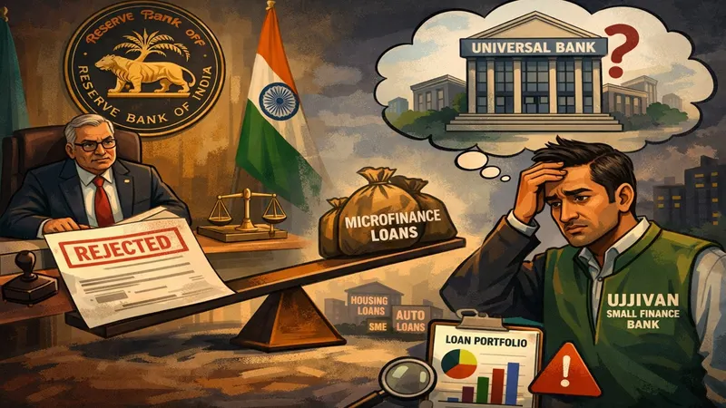 RBI Rejects Ujjivan Small Finance Bank Application for Universal Bank Status