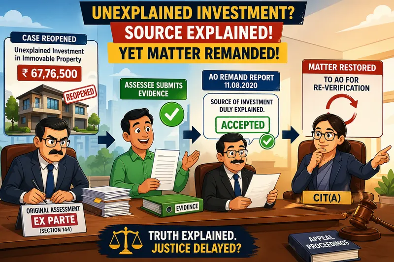 Taxpayer Wins: Tribunal Slams Unnecessary Re-investigation After Source of Funds Was Already Proven
