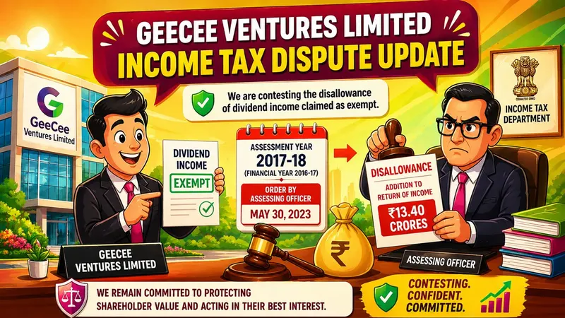 Income Tax Addition for Rs. 13.40 Crore to GeeCee Ventures Sparks Fresh Legal Battle
