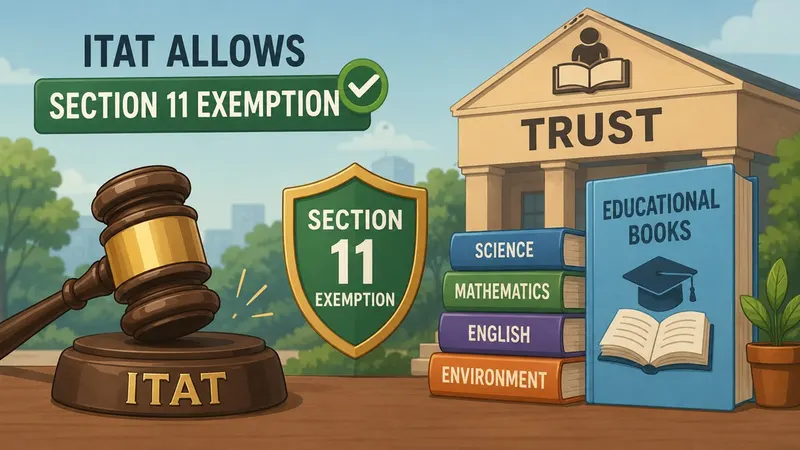 ITAT Allows Section 11 Exemption to Trusts Publishing Educational Books