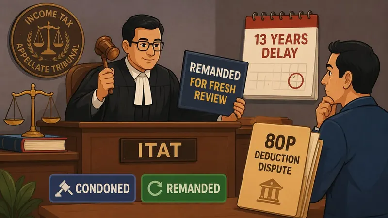 ITAT Condones 13-Year Delay, Remands Section 80P Deduction Dispute for Fresh Review