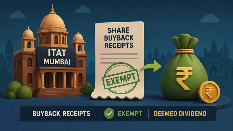 ITAT Mumbai Treats Share Buyback Receipts as Exempt Deemed Dividend