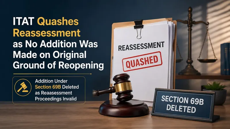 ITAT Quashes Reassessment as No Addition Was Made on Original Ground of Reopening