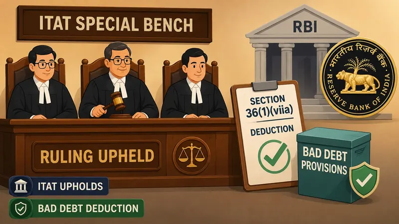 ITAT Special Bench Upholds Section 36(1)(viia) Deduction for RBI-Mandated Bad Debt Provisions
