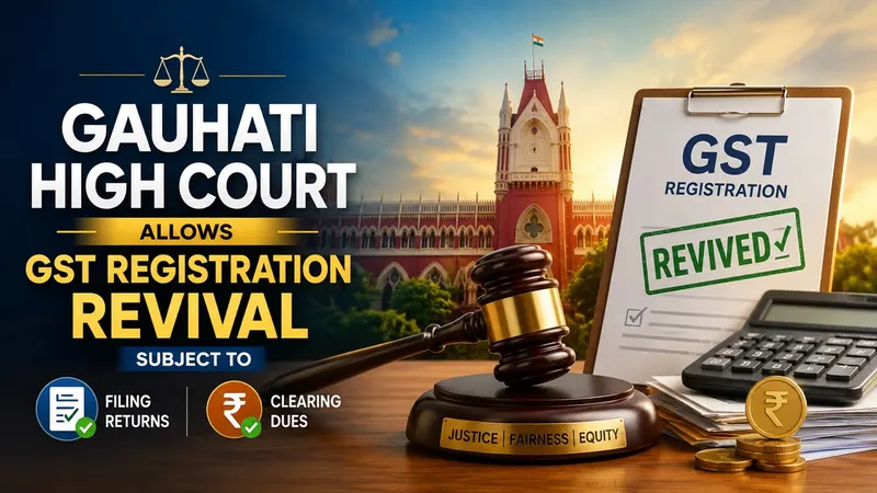 Gauhati High Court Allows GST Registration Revival Subject to Filing Returns and Clearing Dues