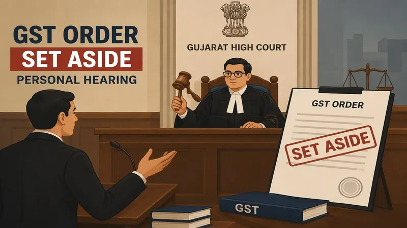 Gujarat High Court Sets Aside GST Order for Denying Personal Hearing