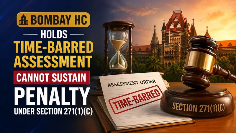 HC Holds Time-Barred Assessment Cannot Sustain Penalty Under Section 271(1)(c)