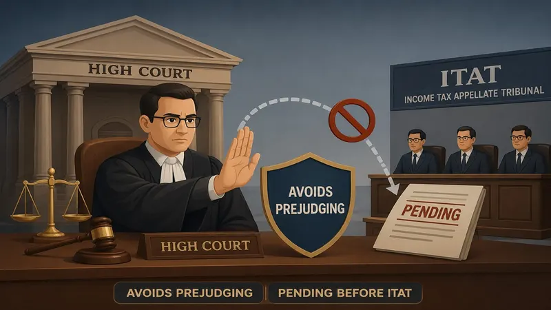 High Court Avoids Prejudging Issues Already Pending Before ITAT