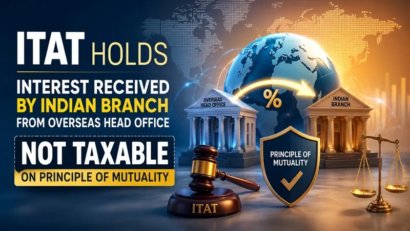 Interest Received by Indian Branch from Overseas Head Office of American Express Is Not Taxable on Principle of Mutuality: ITAT