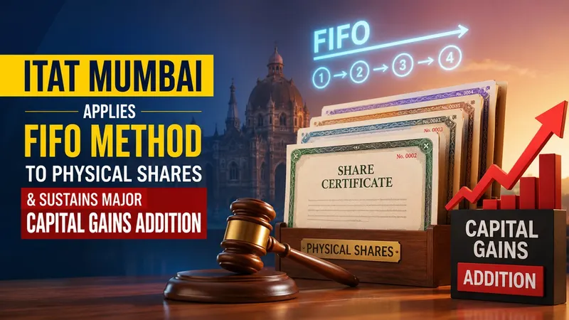 ITAT Upholds FIFO Method for Computing Capital Gains on Shares