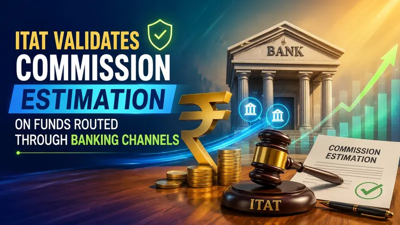 ITAT Validates Commission Estimation on Funds Routed Through Banking Channels