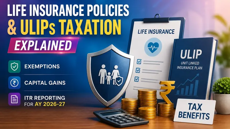 Got Money from a Life Insurance Policy or ULIP? Here's How It Is Taxed and Reported in Your ITR