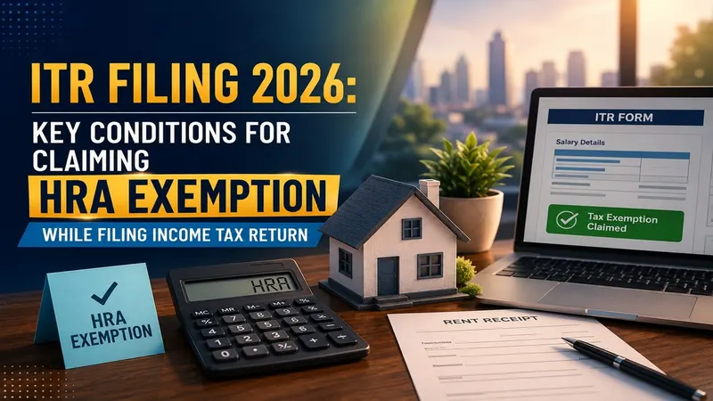 ITR Filing 2026: Key Conditions for Claiming HRA Exemption While Filing Income Tax Return