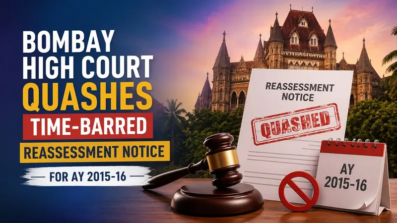 Bombay High Court Quashes Time-Barred Reassessment Notice for AY 2015-16