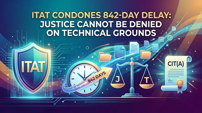 ITAT Condones 842-Day Delay in Filing Appeal Before CIT(A), Holds Justice Cannot Be Denied on Technical Grounds