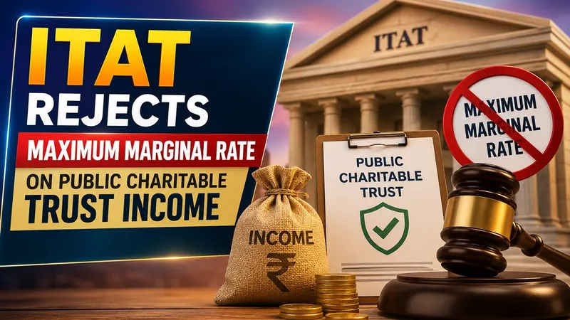 ITAT Rejects Maximum Marginal Rate on Public Charitable Trust Income