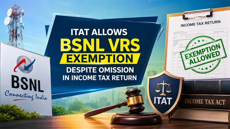 ITAT Allows BSNL VRS Exemption Despite Omission in Income Tax Return