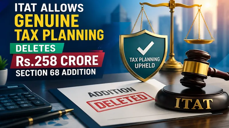 ITAT Allows Genuine Tax Planning, Deletes Rs.258 Crore Section 68 Addition