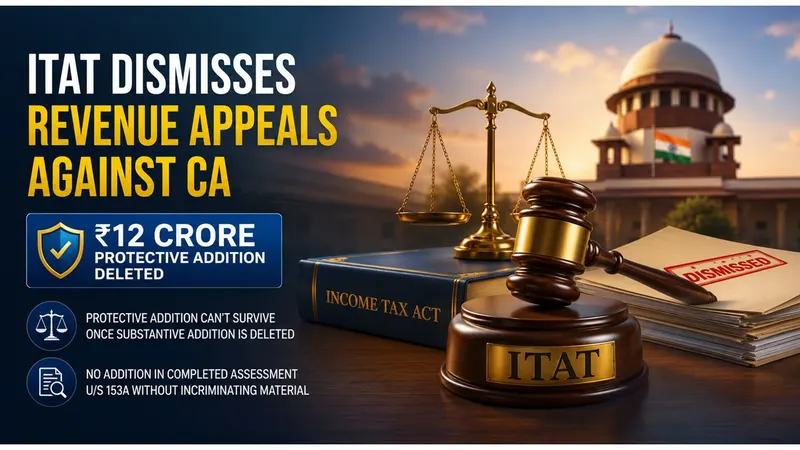 ITAT Dismisses Revenue Appeals Against CA in Rs 12 Crore Search Assessment Case