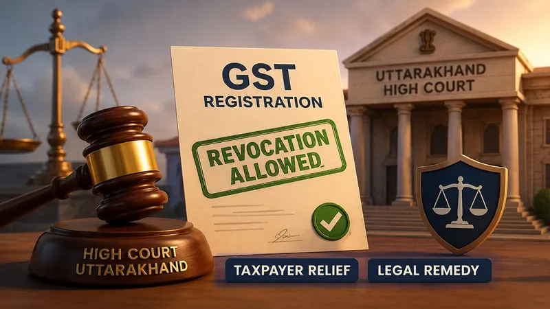 Uttarakhand HC Allows Taxpayer to Seek GST Registration Revocation