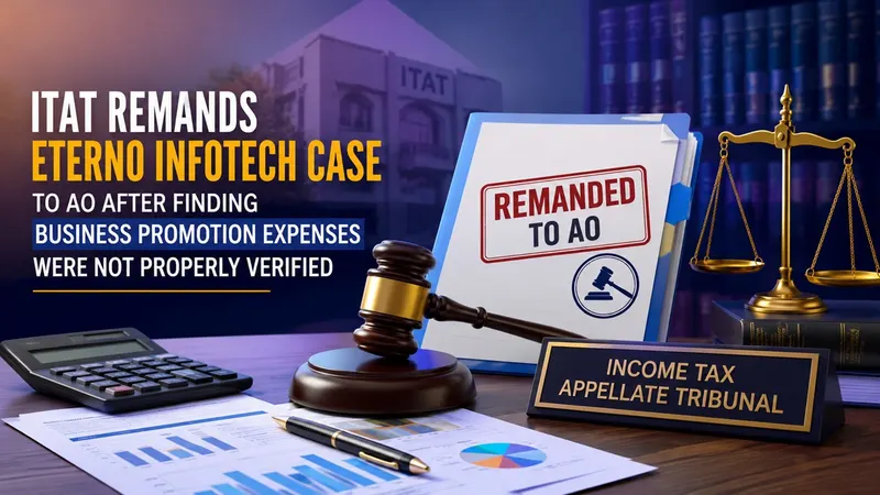ITAT Remands Eterno Infotech Case to AO After Finding Business Promotion Expenses Were Not Properly Verified