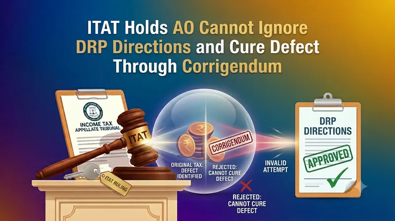 ITAT Holds AO Cannot Ignore DRP Directions and Cure Defect Through Corrigendum