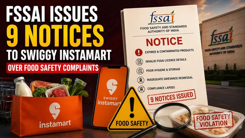 FSSAI Issues 9 Notices to Swiggy Instamart Over Food Safety Complaints