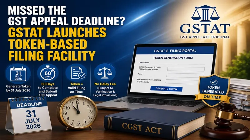 Missed the GST Appeal Deadline? GSTAT Launches Token-Based Filing Facility