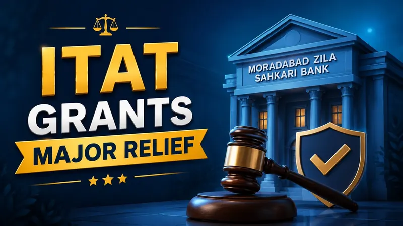 ITAT Grants Major Relief to Moradabad Zila Sahkari Bank in Tax Appeals