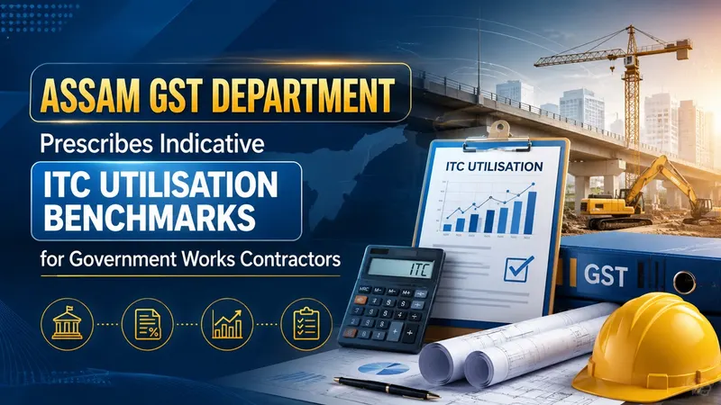 Assam GST Department Prescribes Indicative ITC Utilisation Benchmarks for Government Works Contractors