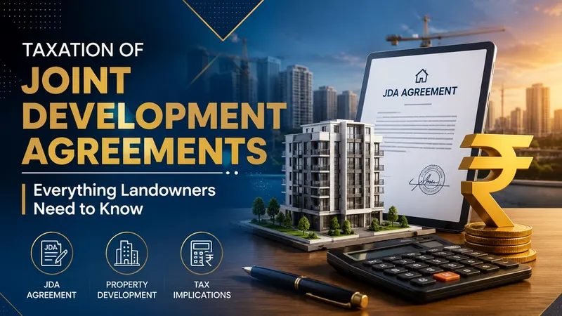 Taxation of Joint Development Agreements (JDA): Everything Landowners Need to Know