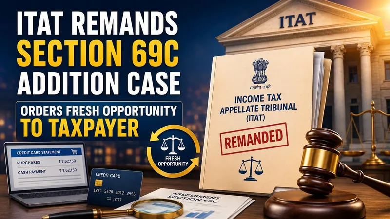 ITAT Remands Section 69C Addition Case, Orders Fresh Opportunity to Taxpayer