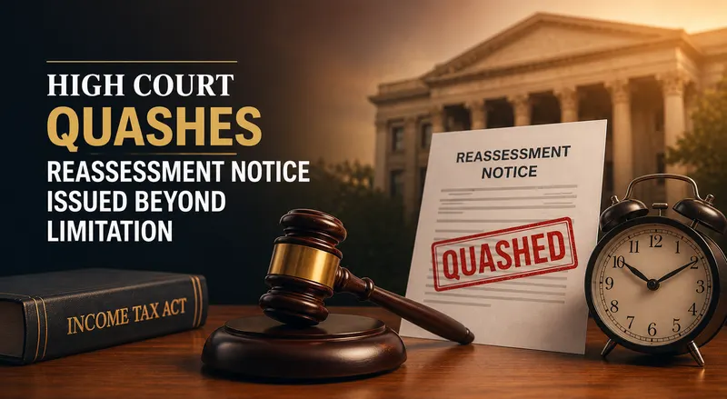High Court Quashes Reassessment Notice Issued Beyond Limitation