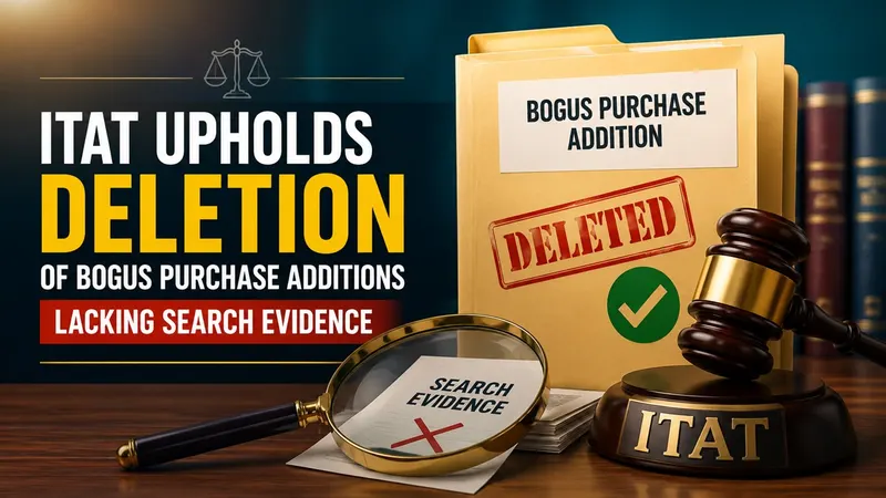ITAT Upholds Deletion of Bogus Purchase Additions Lacking Search Evidence