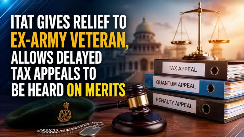 ITAT Gives Relief to Ex-Army Veteran, Allows Delayed Tax Appeals to Be Heard on Merits