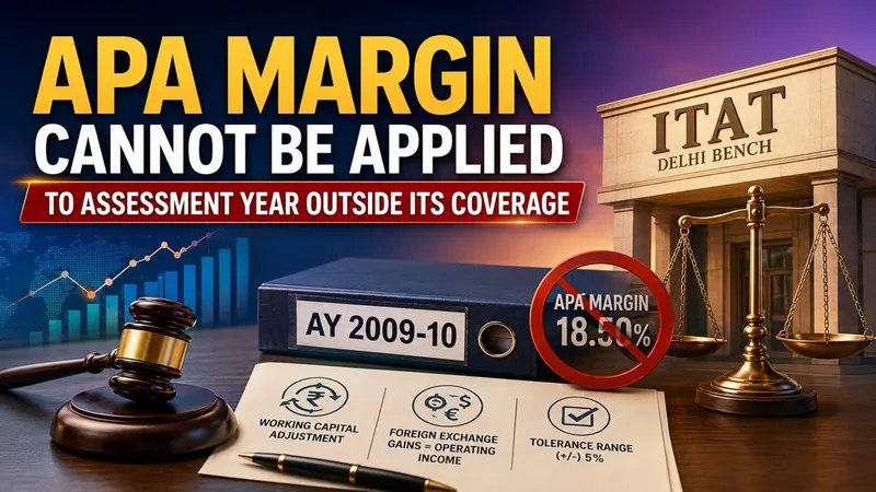 ITAT: APA Margin Cannot Be Applied to Assessment Year Outside Its Coverage