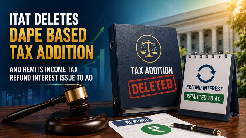 ITAT Deletes DAPE Based Tax Addition And Remits Income Tax Refund Interest Issue to AO
