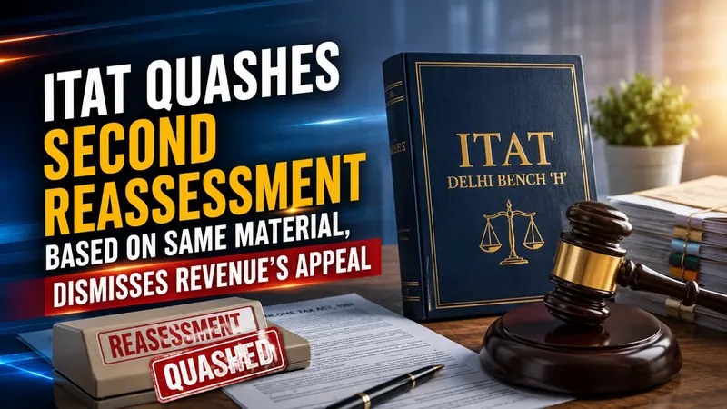 ITAT Quashes Second Reassessment Based on Same Material, Dismisses Revenue's Appeal