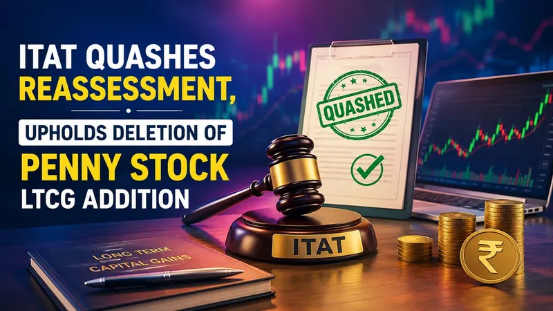 ITAT Quashes Reassessment, Upholds Deletion of Penny Stock LTCG Addition