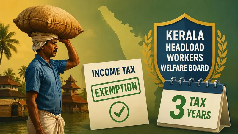 Kerala Headload Workers Welfare Board Granted Income Tax Exemption for Three Tax Years