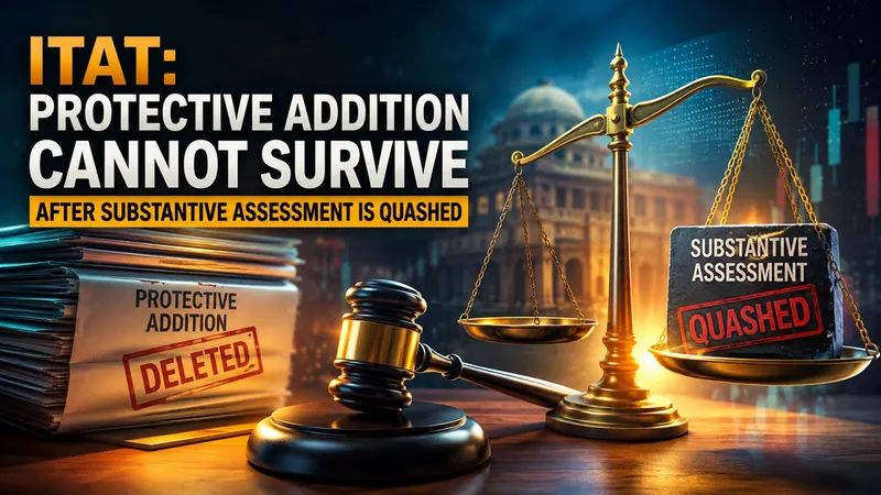 ITAT: Protective Addition Cannot Survive After Substantive Assessment Is Quashed