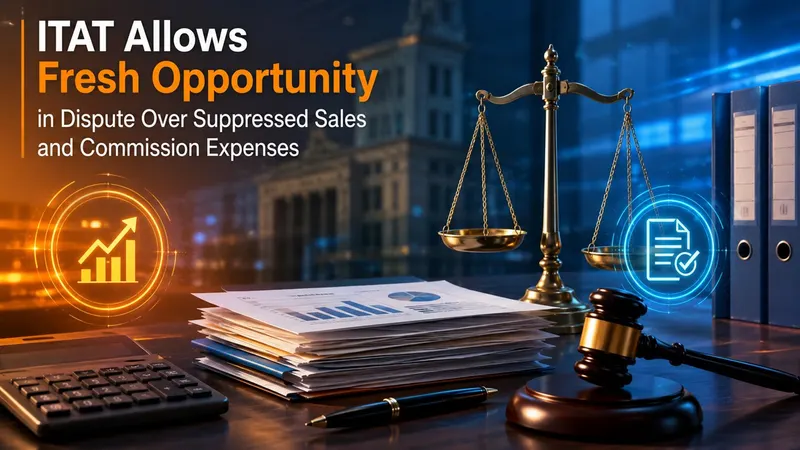 ITAT Allows Fresh Opportunity in Dispute Over Suppressed Sales and Commission Expenses