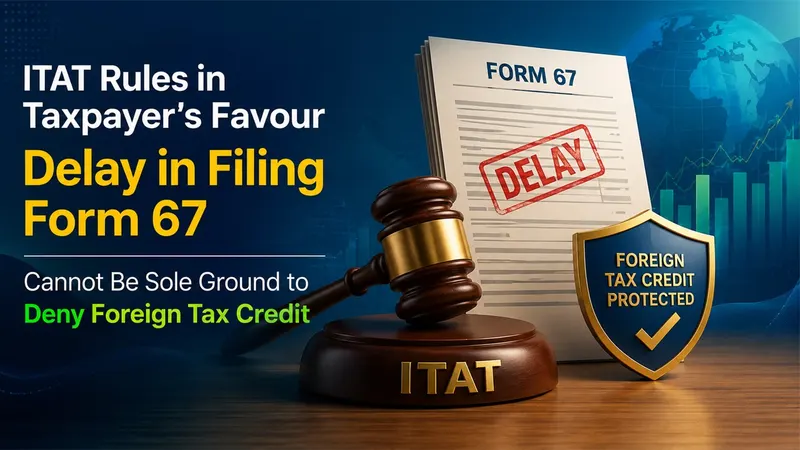 ITAT Rules in Taxpayer's Favour, Holds Delay in Filing Form 67 Cannot Be Sole Ground to Deny Foreign Tax Credit