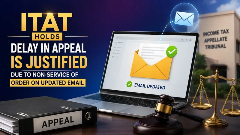 ITAT Holds Delay in Appeal Is Justified Due to Non-Service of Order on Updated Email